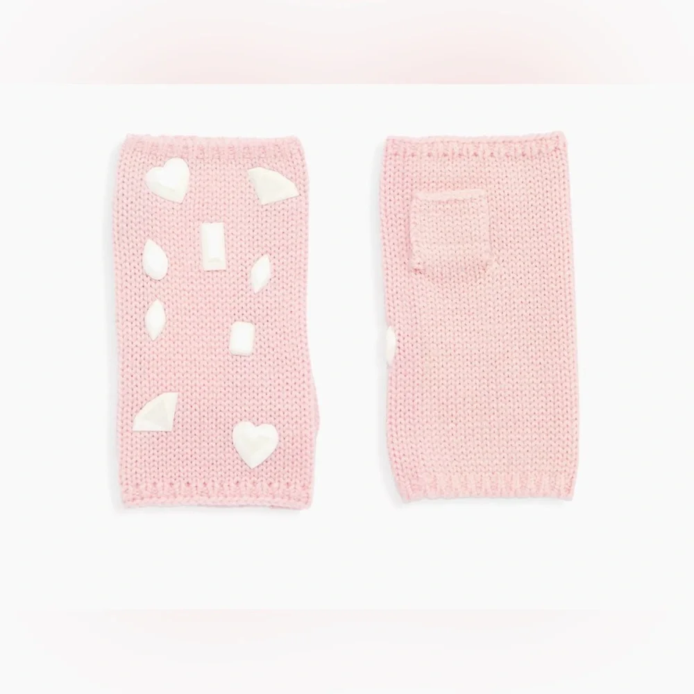 Girl's Carolyn Rowan x Stephanie Gottlieb Merino Wool Fingerless Gloves